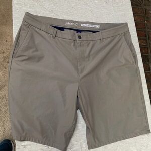 johnnie-O Men's Khaki Flat Front Shorts